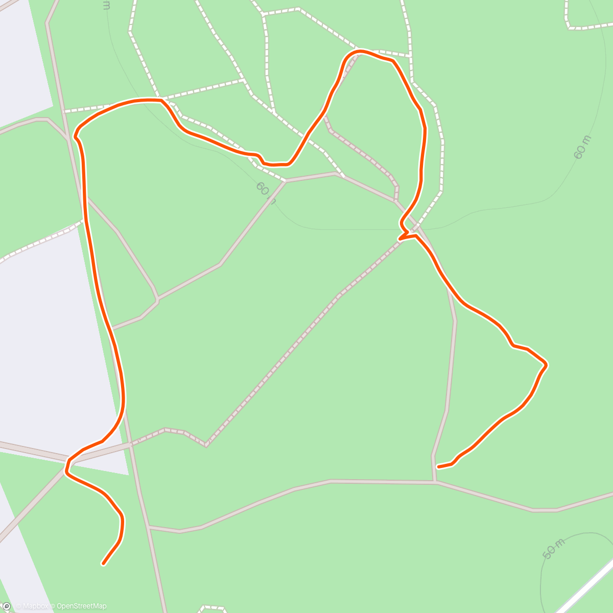 Map of the activity, Evening Hike - Orienteerumine