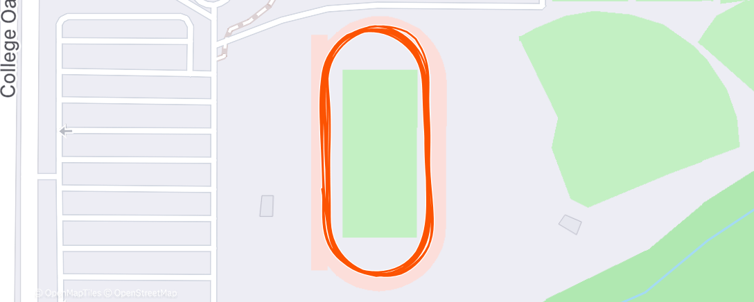 Map of the activity, Lunch Run