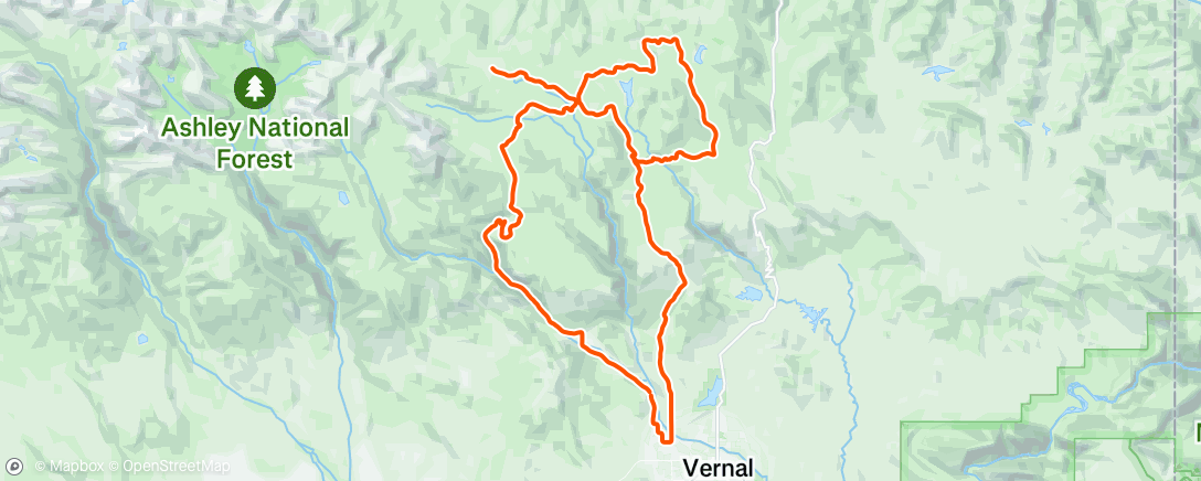 Map of the activity, Morning Ride