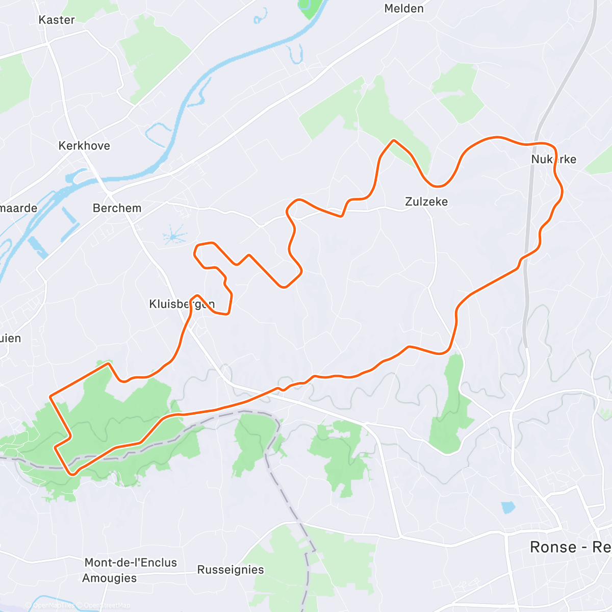 Map of the activity, MyWhoosh - Mitochondria #8