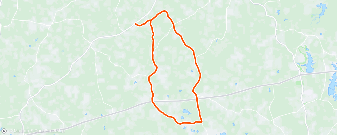 Map of the activity, Morning Ride
