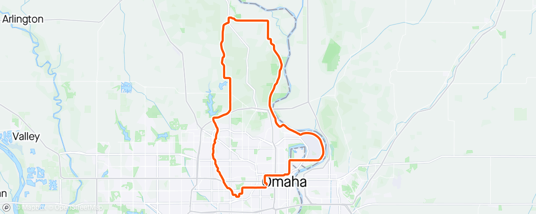 Map of the activity, Roast ride