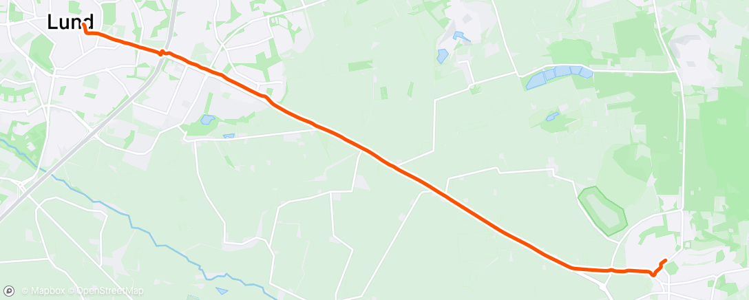 Map of the activity, Afternoon Ride