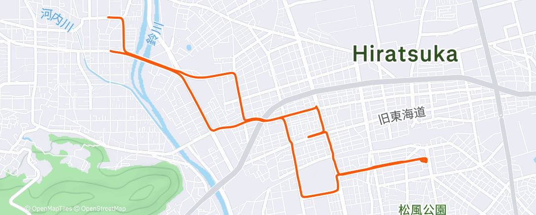 Map of the activity, Morning Ride