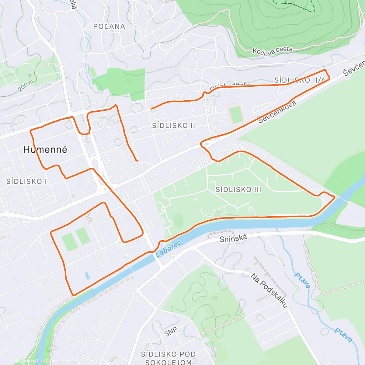 Map of the activity, Šťastné a Veselé 🧑‍🎄