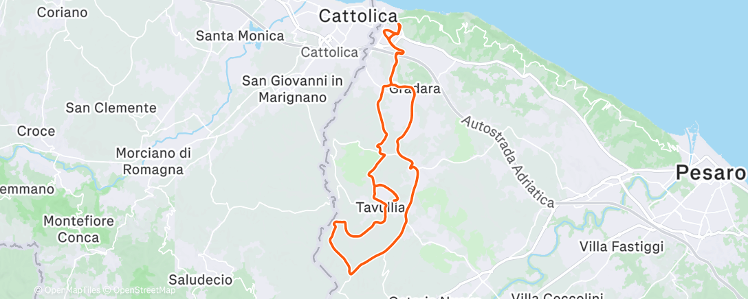 Map of the activity, Mtb