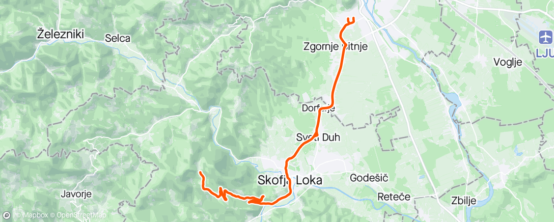 Map of the activity, Intervalčki po Nacetu 🙃💫