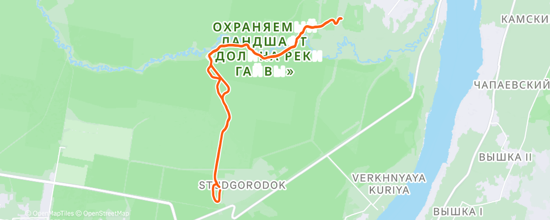 Map of the activity, Lunch