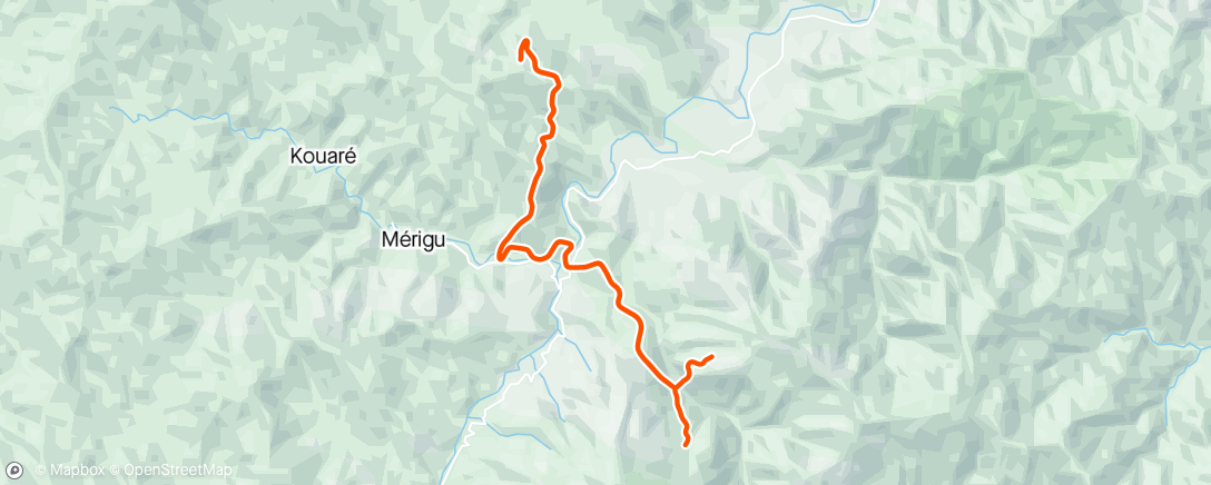 Карта физической активности (What on Earth are you doing- Climb Portal - Mont Saint-Michel in France)