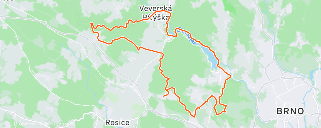 Карта физической активности (Morning Ride)