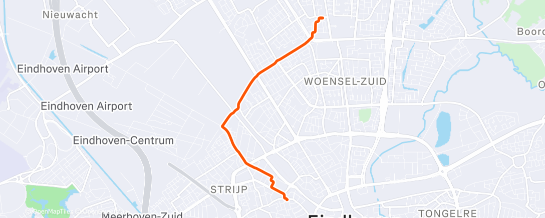 Map of the activity, Back from  family 🎄 lunch