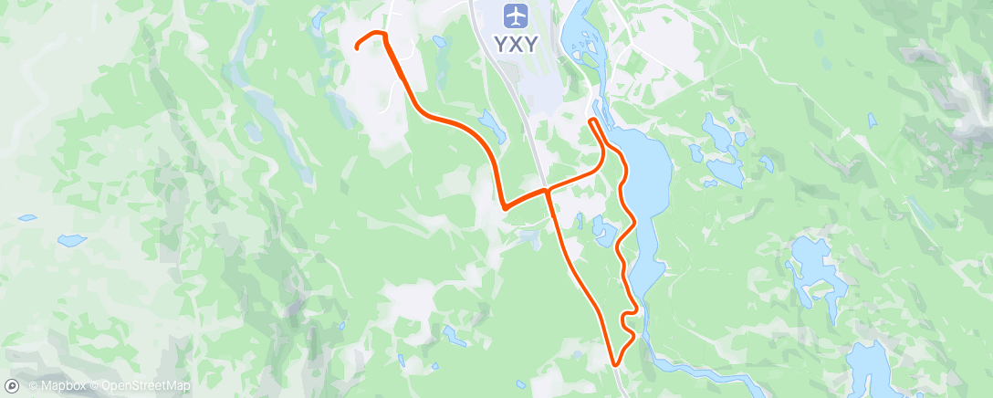 Map of the activity, Afternoon Ride