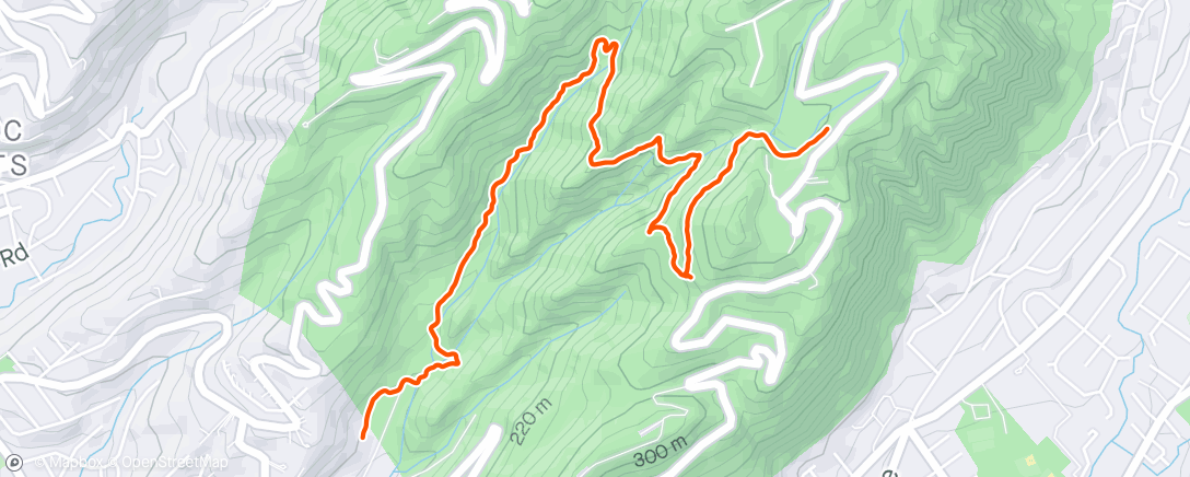 Mapa de la actividad, TTT Trail marking