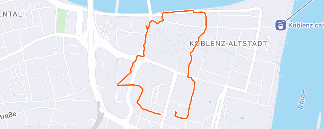 活动地图，Abendspaziergang