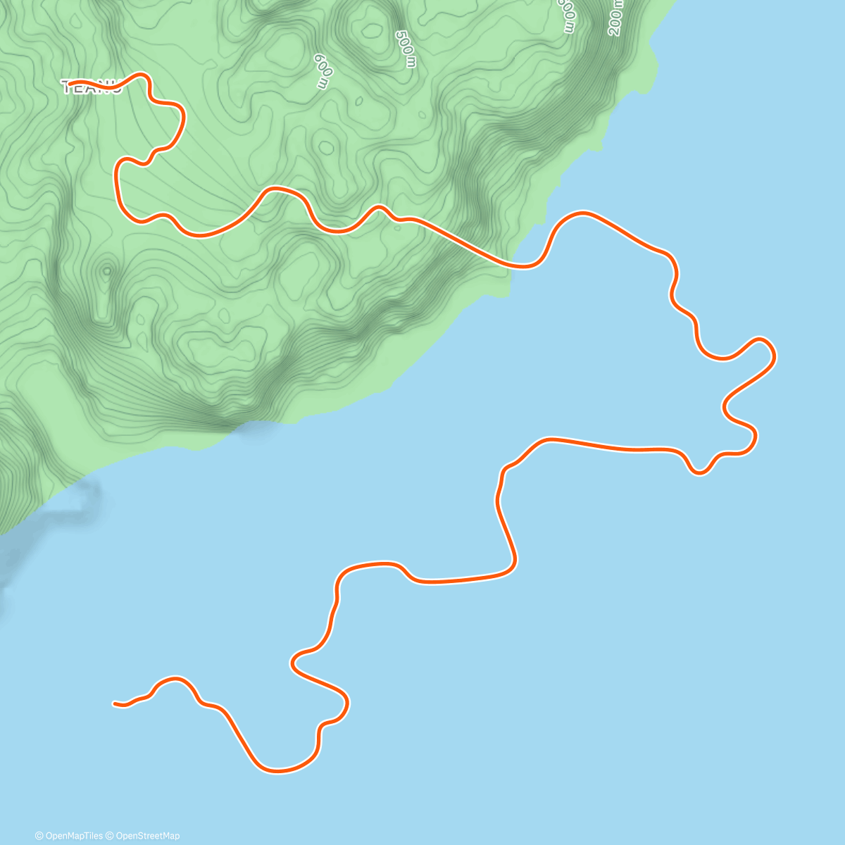 Карта физической активности (Zwift - Group Ride: Rapha Festive 500 with Dan Jones on Triple Flat Loops in Watopia)