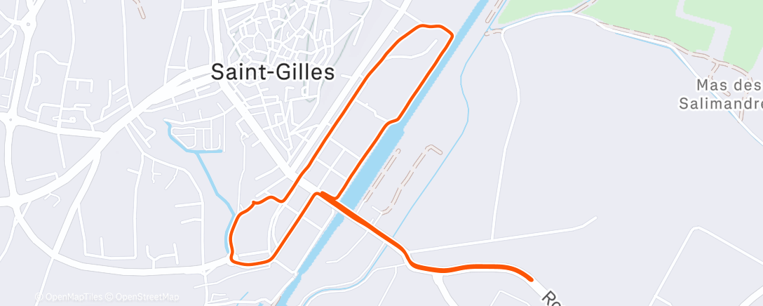 Карта физической активности (Gravel dans l'après-midi)