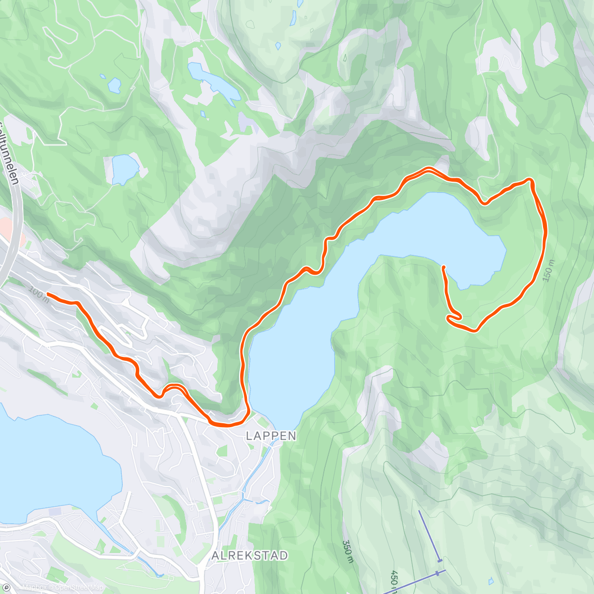Map of the activity, Rest