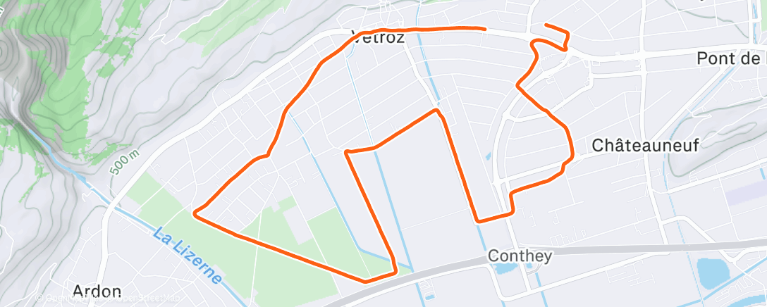 Mapa de la actividad (✈️🏃‍➡️)