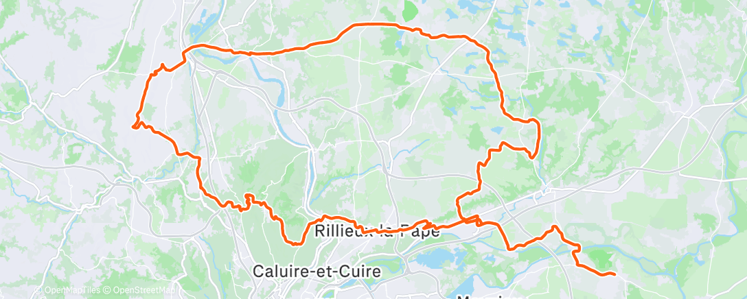 Карта физической активности (Morning Ride)