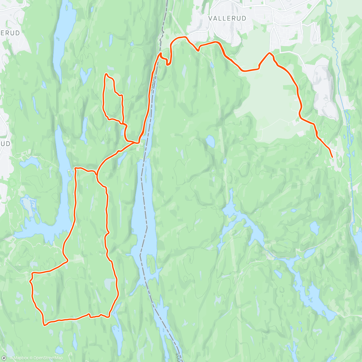 Map of the activity, Fint i skogen i dag 😀🌞