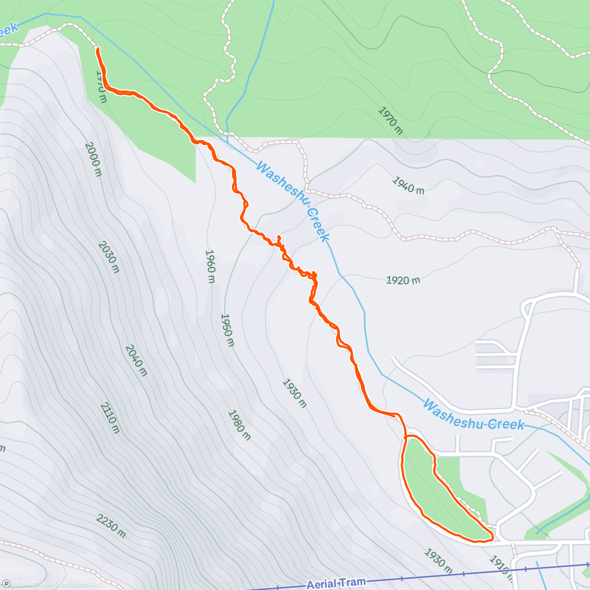 Map of the activity, Walk and a cold 🥶 plunge