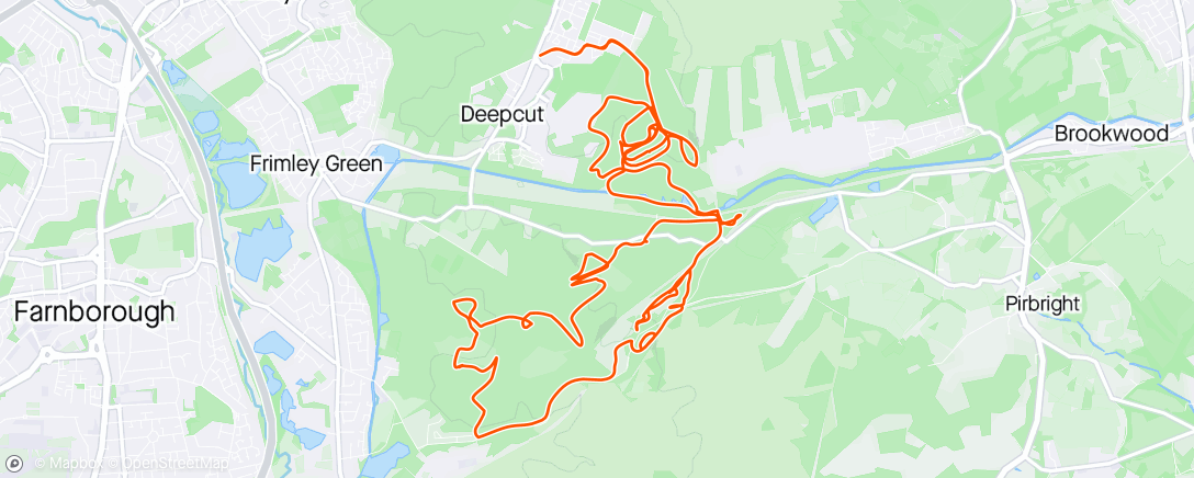 Map of the activity, Super sexy ride