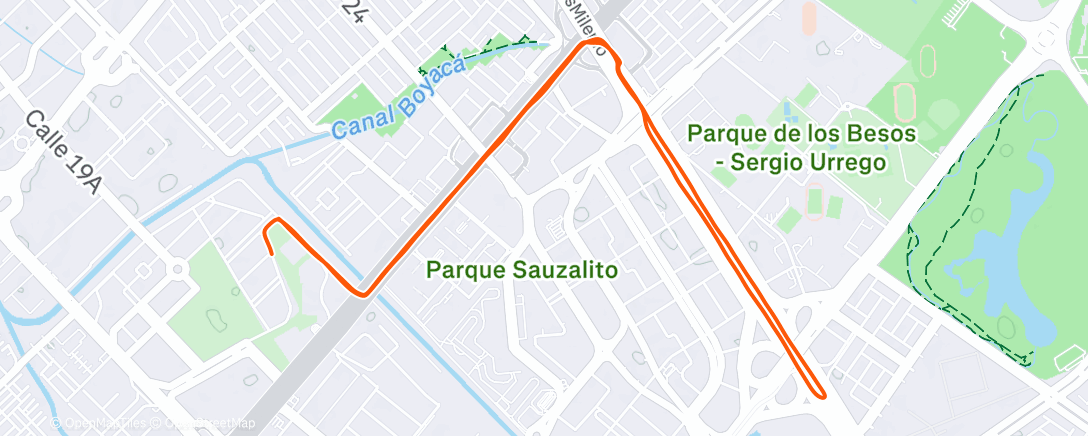 Карта физической активности (Morning Run)