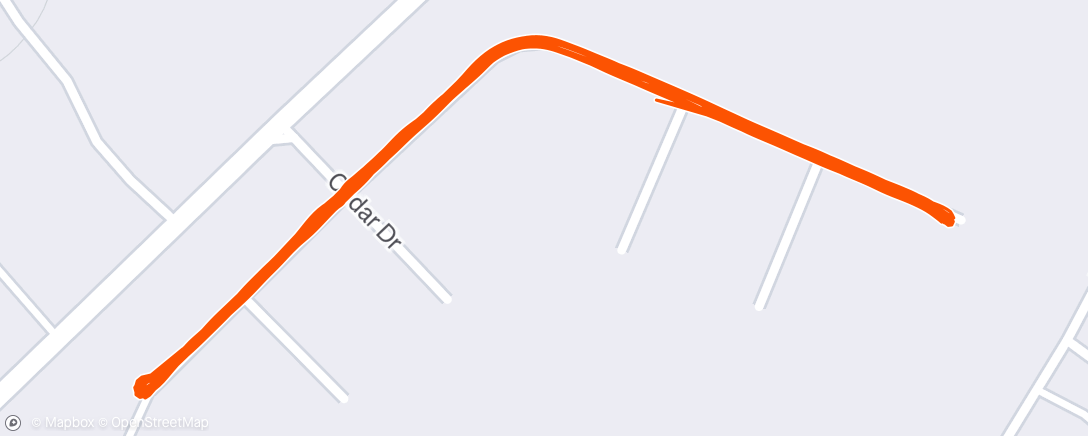 Map of the activity, Afternoon Ride