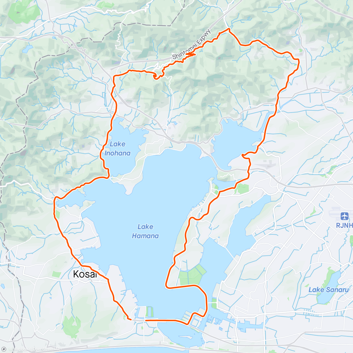 Map of the activity, 奥山〜風越峠〜ハマイチ