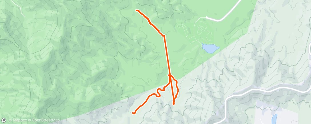 Map of the activity, Blue Ridge 🛼 in Bent Creek 🚵‍♀️