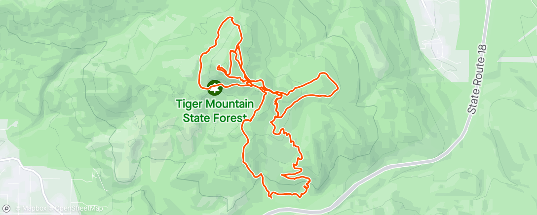 Map of the activity, miss these kind of trails