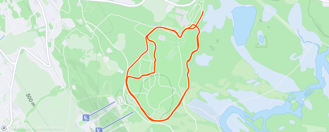 Map of the activity, Afternoon Ride