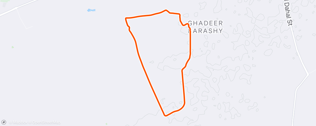 Map of the activity, Вечерний велозаезд
