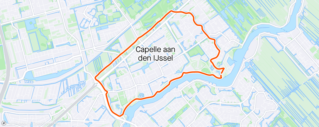 「Middagloop」活動的地圖