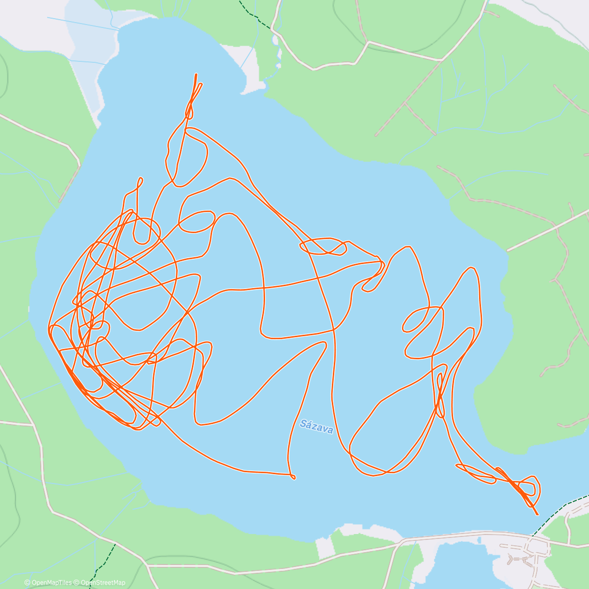 Карта физической активности (Nordic Ice Skating | Velké Dářko 😋)