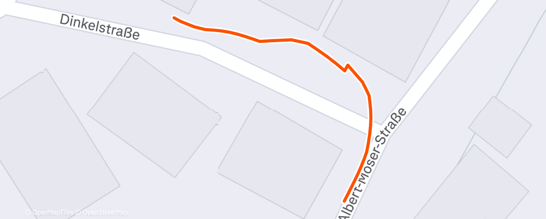 Map of the activity, Nachtspaziergang