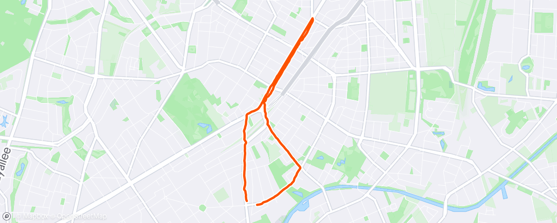 Karte der Aktivität „Spaziergang am Nachmittag”