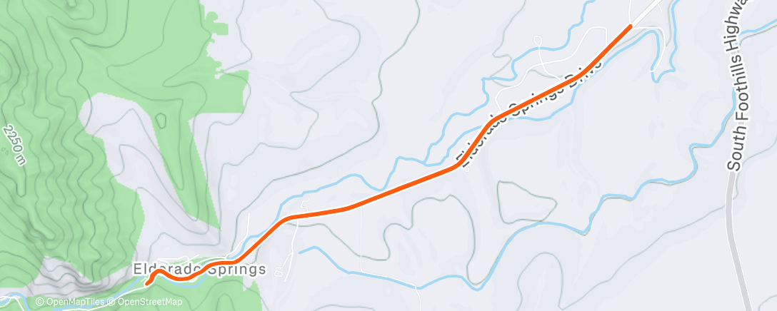 Map of the activity, Eldo commute