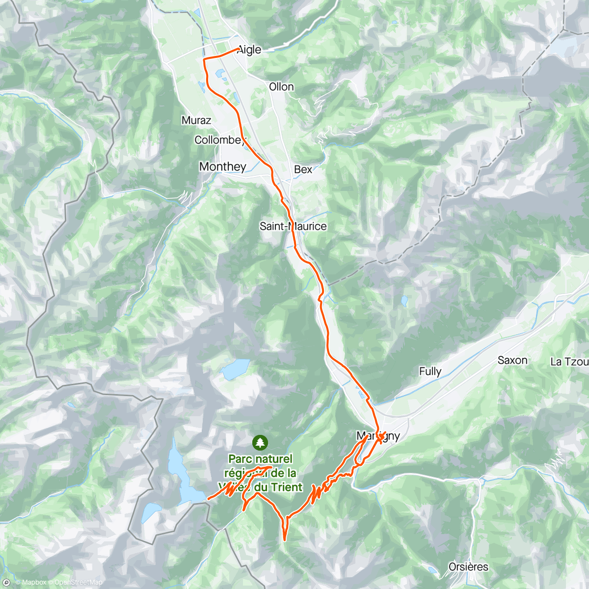 Map of the activity, Le Tour Classic - Emosson