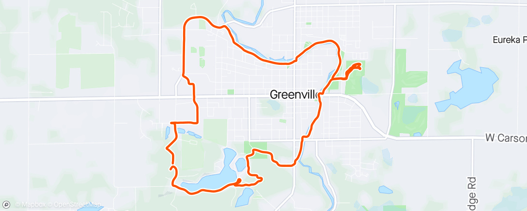 Map of the activity, Fuck depression man, should’ve been racing today