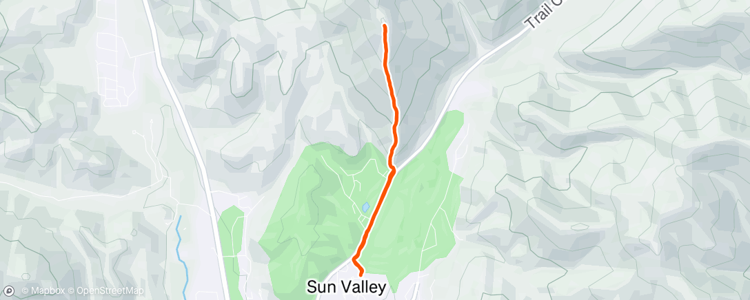 Mapa de la actividad (Morning Trail Run)