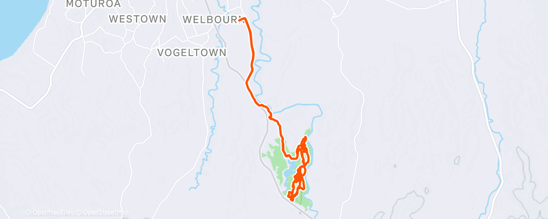 Map of the activity, Morning Mountain Bike Ride