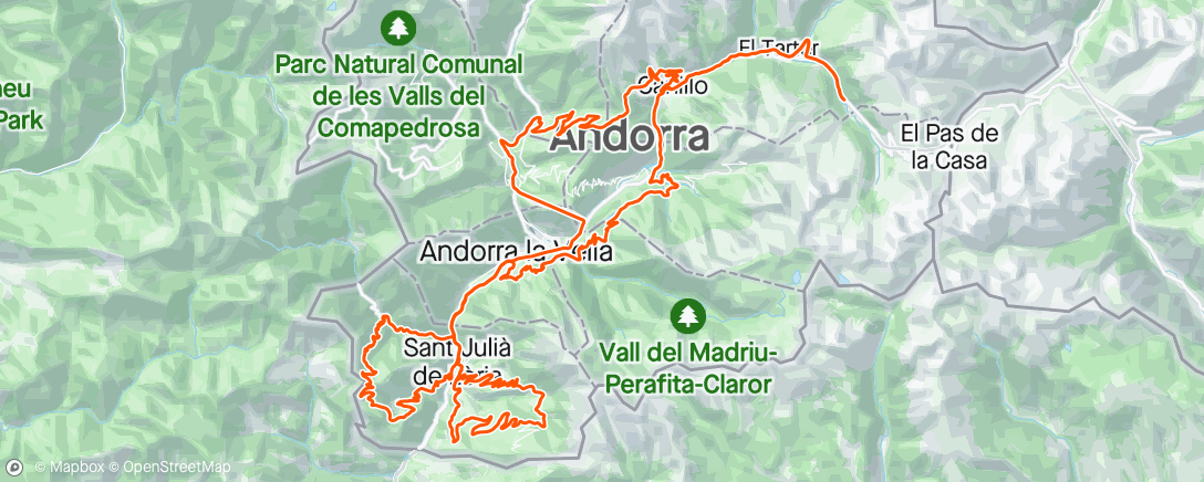 Map of the activity, De puertinos
