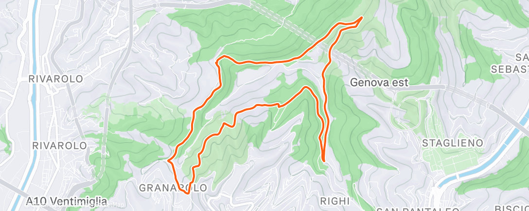 Map of the activity, 1^ settimana 2025/26