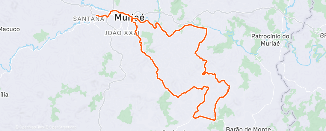 Map of the activity, 2025-12-28Ride