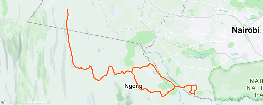 Map of the activity, Beautiful ride with David