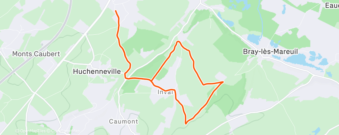 Карта физической активности (Footing bis 🐶)