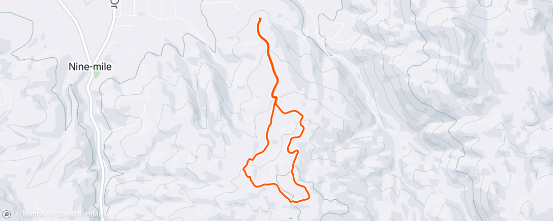 Map of the activity, Morning Walk