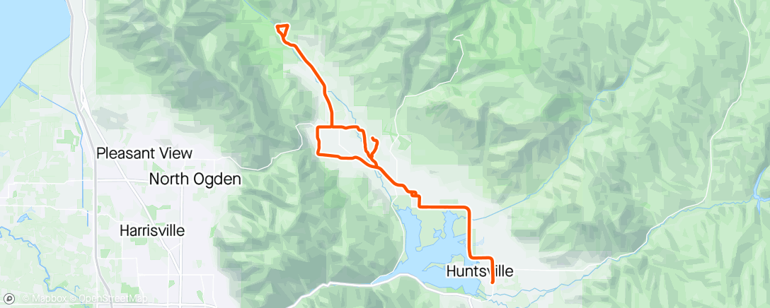 Mapa da atividade, Morning Ride