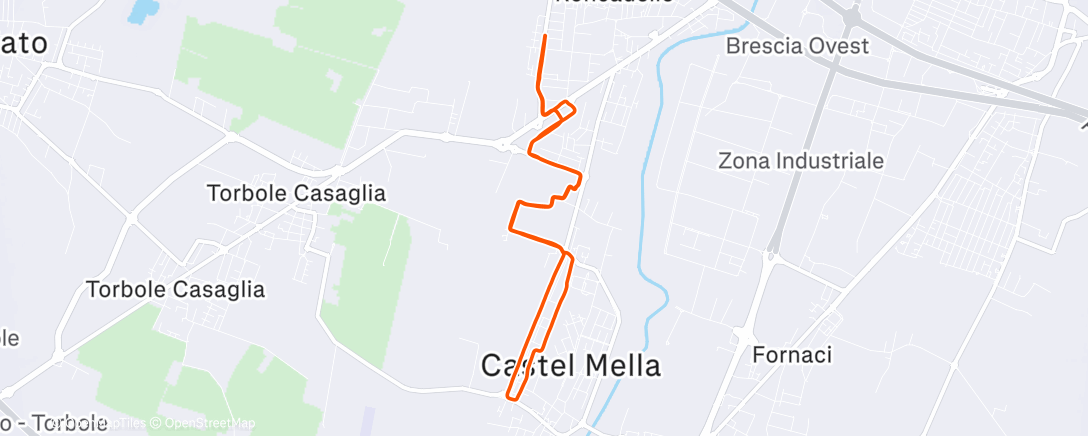 Peta aktivitas, Castel Mella 🌙